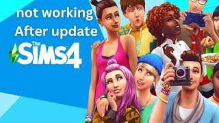 Sims 4 not working after update  The Sims 4 not working after newest update [upl. by Juli]