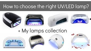 UV vs LED lamps for gel nail polish beginners and pros  my nail lamp collection [upl. by Oruhtra]