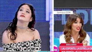 ¡Las caras de Ángela Torres al escuchar a Lali Espósito [upl. by Yelkao]