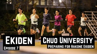 EKIDEN E7  Chuo University  Preparing for Hakone Ekiden  中央大学箱根駅伝に向けての練習 [upl. by Landis]