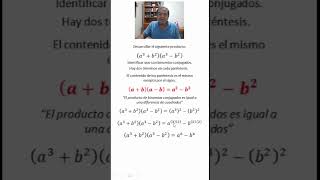 Binomios conjugados 03 parte 06 matematicas algebra binomiosconjugados diferenciadecuadrados [upl. by Diskin]