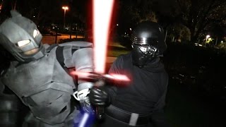 BATMAN vs KYLO REN  Real Life Superhero Movie TheSeanWardShow [upl. by Towroy370]