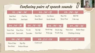 10 confusing pairs of speech sounds [upl. by Li158]