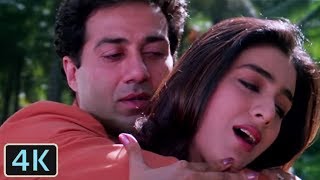 Saathiya Bin Tere Full 4K Video Song  90s Bollywood Songs  Sunny Deol Tabbu  Himmat [upl. by Arykahs]