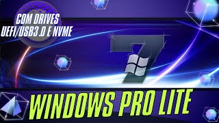 Windows Pro Lite  Com Drives UEFIUSB30 E NVMe E ÍCones  Super Leve  Pcnotebooks Fracos [upl. by Nileuqay]