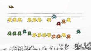 Jingle Bells 1  Handbells Playalong [upl. by Ytinav925]