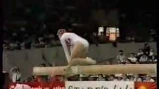 Svetlana Boginskaya  1989 Worlds AA  Balance Beam [upl. by Tinor]