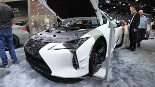 2024 Lexus LC 500 Convertible Inspiration Series In 4K  White On Blue Interior With Carbon Fiber [upl. by Sackman]