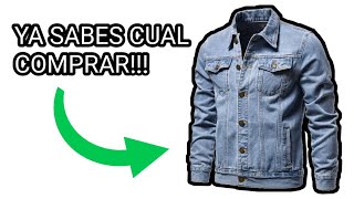 Que CHAMARRA MEZCLILLA debes de tener🤔 chaqueta jean para HOMBRES las mejores 4️⃣ opciones [upl. by Enirtak]