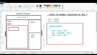 Java Program palindrome Number  Palindrome number Program In Java [upl. by Eanil]