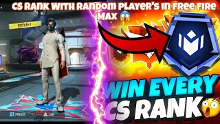 CS Rank With Random players in Free Fire Max 😱 [upl. by Ulah]