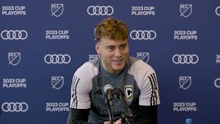 Columbus Crews Aidan Morris on the chance to play in his second MLS Cup Final against LAFC [upl. by Bick]