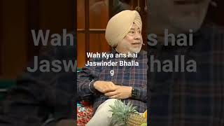 punjabi answer Jaswinder Bhalla kapil sharma show [upl. by Eidac]