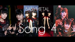 BABYMETAL  Song 4 lyrics JapaneseEnglish [upl. by Gibe]