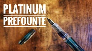 Stylo plume Platinum Prefounte F  Présentation et Essai [upl. by Nolla552]