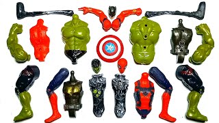 AVENGERS TOYS ASSEMBLE MARVELS  HULK SMASH SPIDERMAN BATMAN SIREN HEAD SUPERHERO TOYS [upl. by Barnard]