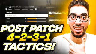 BEFORE PATCH BEST META 4231 FORMATION amp CUSTOM TACTICS  FC 24 Ultimate Team [upl. by Rita]