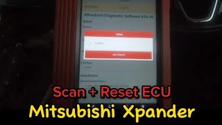 Scan dan reset ECU Mitsubishi Xpander [upl. by Odraner]