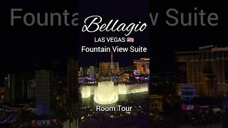 Bellagio Las Vegas 🇺🇸 One Bedroom Lakeview Suite Tour  Luxury 5 Star Hotel Stay  Fountain View [upl. by Na]