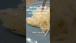 Kohlsalat wie beim Griechen 🥬 Einfaches Rezept für Zuhause 🏡 [upl. by Leunamnauj]