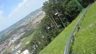 Summer Bobsledding in Maribor Slovenia with IU Volleyball [upl. by Hett]