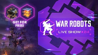 🎉 New Map KickOff Clans Reveal Free Ultimate and more – War Robots Live Show 10th Anniversary [upl. by Latton]