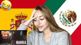 🇪🇸ESPAÑOLA REACCIONA a FRANCO ESCAMILLA MANOLO  RPM PARTE 5 [upl. by Anielram123]