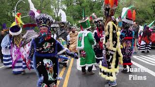 Chinelos de Morelos en el Desfile 5 de Mayo New York CityCinco de Mayo Parade NYC [upl. by Sukramed]