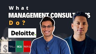 What management consultants do  Deloitte KPMG BIG4 or MBB [upl. by Nov40]