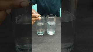 Science experiment with salt water vs pen ink shorts experiment [upl. by Ainessey]