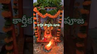 కార్తీక పౌర్ణమి పూజ karthikamasam trending youtubeshorts shorts viralvideo devotional vlog [upl. by Grady]