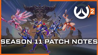 DPS BUFFED  Overwatch 2  Season 11 Patch Notes [upl. by Howell870]