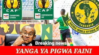 yanga wapigwa faini CAF kwakuwafanyia vurugu River united MASHABIKI WA TAJWA [upl. by Giliana]