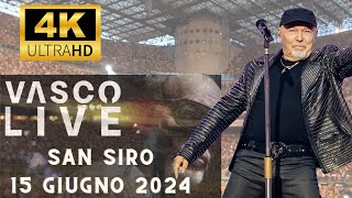 2024 Full Concerto Live Vasco Rossi San Siro 15 2 Giugno 2024 Milano Bibione [upl. by Ennoirb]