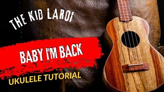 Ukulele Tutorial The Kid LAROI BABY IM BACK [upl. by Codding239]