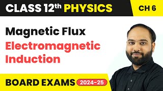 Magnetic Flux  Electromagnetic Induction  Class 12 Physics Chapter 6  CBSE 202425 [upl. by Boor]