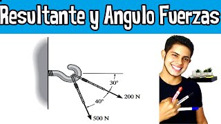 Calcular La Resultante Y La Dirección De Fuerzas [upl. by Aled]