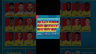 lista de jugadores convocados por la selección Colombia 🇨🇴⚽😎 para los amistosos VS España y Rumanía [upl. by Ivonne583]