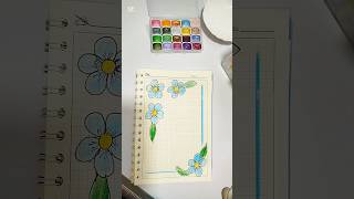 Easy drawing with blue flowers easy art drawing easydraw relaxing [upl. by Shieh]