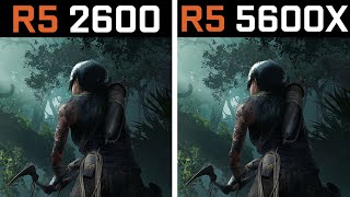 Ryzen 5 2600 vs Ryzen 5 5600X  Test in 7 Games RX 580 [upl. by Ahseinar]