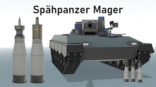 Light Tank Concept 105mm Autoloader Mechanism [upl. by Ttayw]