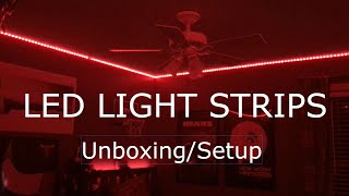 LED Light Strips Unboxing and Setup Phopollo RoomSetup Upgrades 1 [upl. by Aoh]