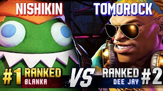 SF6 ▰ NISHIKIN 1 Ranked Blanka vs TOMOROCK 2 Ranked Dee Jay ▰ High Level Gameplay [upl. by Rhyner]