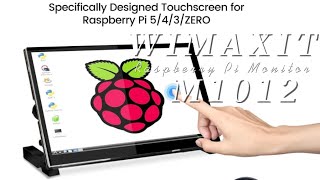 Set up Raspberry Pi 4 with Wimaxit 10inch Touchscreen Monitor [upl. by Gyatt]