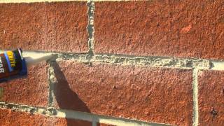 How to TuckPoint Mortar Joints with QUIKRETE Mortar Repair [upl. by Mohorva576]