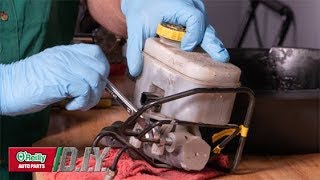 How To Replace A Brake Master Cylinder [upl. by Namra606]