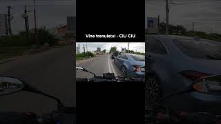 Mereu e fascinant trenul cand trece shorts bucharest motovlog bucharestrider [upl. by Nothgierc]