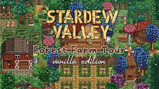 Forest Farm Tour  Stardew Valley 16 [upl. by Otreblif]