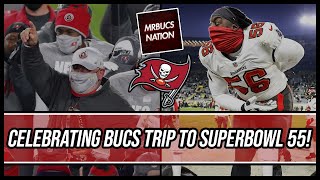 Tampa Bay Buccaneers SUPER BOWL 55 TRIP CELEBRATION [upl. by Libys963]