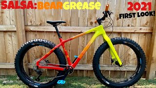 Salsa Beargrease Carbon  First Look Overview  Fat Bike Owner Review [upl. by Yenaiv]